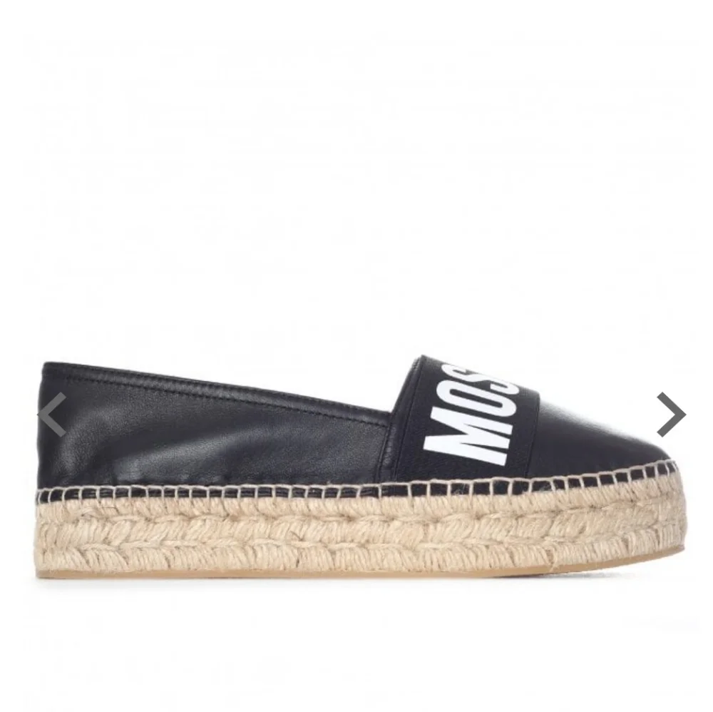 MOSCHINO COUTURE WOMEN'S LOGO ESPADRILLE